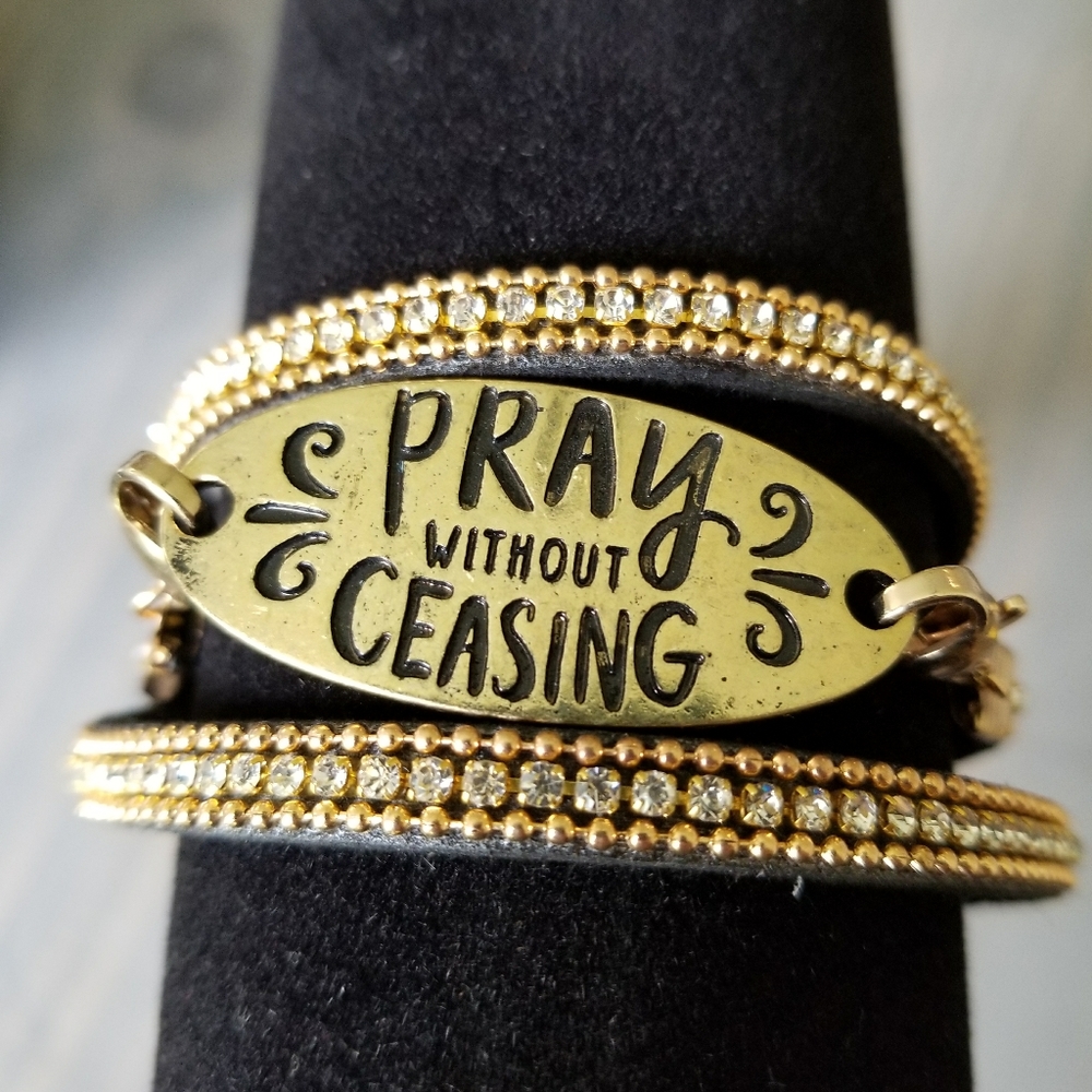 Pray W/O Ceasing Wrap Bracelet